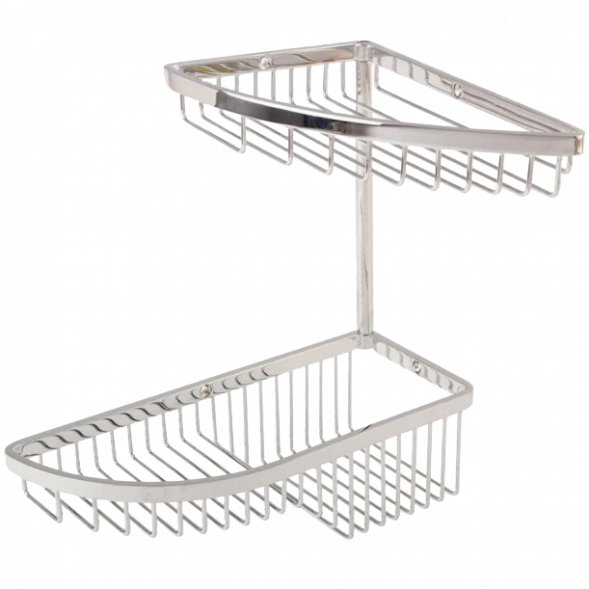 Полочка корзинка COLOMBO DESIGN ANGOLARI B9607 угловая двойная