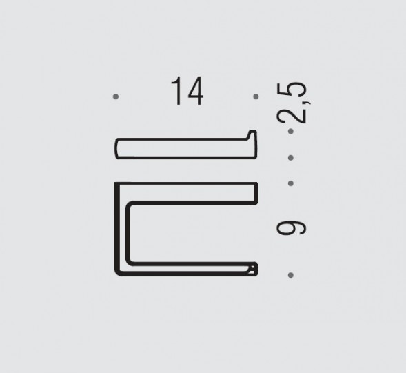  Держатель туалетной бумаги COLOMBO DESIGN LULU B6208 без крышки