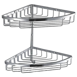 Полочка корзинка COLOMBO DESIGN ANGOLARI B9617 угловая двойная с крючком