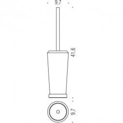 Ершик COLOMBO DESIGN ROAD B8006.CM напольный