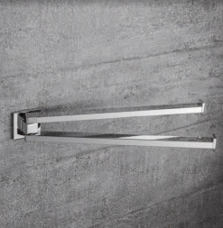 Полотенцедержатель COLOMBO DESIGN BASICQ B3712 двойной