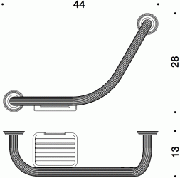 Поручень COLOMBO DESIGN HERMITAGE B3375.OL