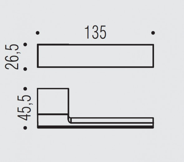 Дверная ручка Colombo Design 963 ML11RSB графит/графит матовый