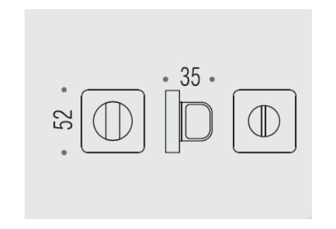 Фиксатор сантехнический Colombo Rosetta PT19 BZG винтаж матовый
