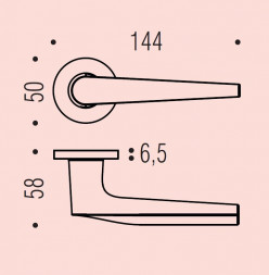 Дверная ручка Colombo Design PEAK PJ11RSB черный матовый