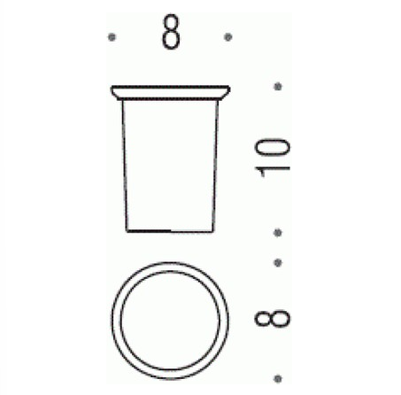 Запасной стакан Colombo Bart B2252