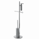 Стойка COLOMBO DESIGN PLANETS B9819 напольная с держателем туалетной бумаги и ершиком