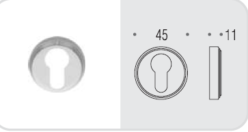 Накладка под цилиндр Colombo Rosetta CD1003 бронза