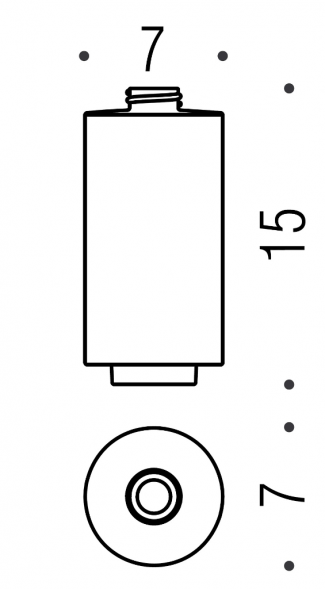 Запасная колба Colombo Nordic керамическая B9366