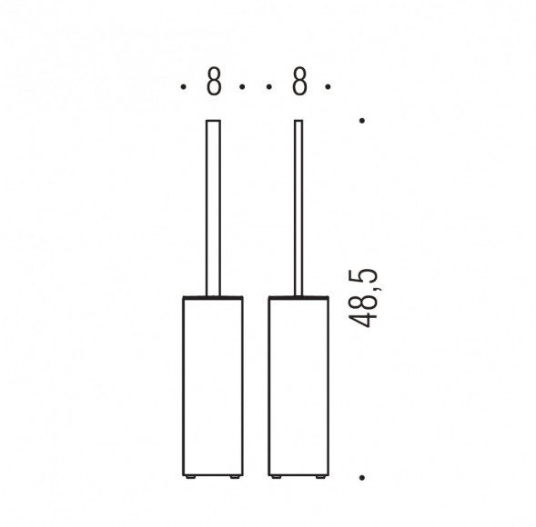 Ершик COLOMBO DESIGN LOOK B1606 напольный