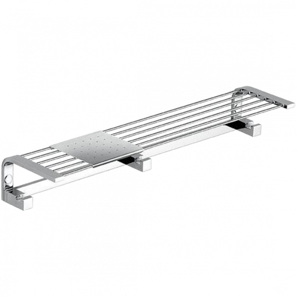 Полочка COLOMBO DESIGN TIME W4275 с крючками с металлической полочкой