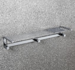 Полочка COLOMBO DESIGN TIME W4275 с крючками с металлической полочкой