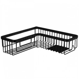 Полочка корзинка COLOMBO DESIGN ANGOLARI B9611.NM черный матовый угловая одинарная