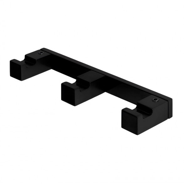 Крючок COLOMBO DESIGN MINI Q CD137.NM тройной цвет черный матовый