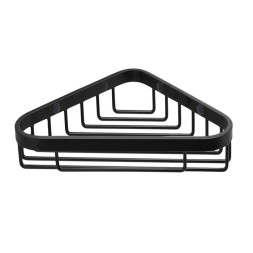 Полочка корзинка COLOMBO DESIGN BASIC B2732.NM черная матоваяугловая