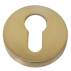 Накладка под цилиндр Colombo Rosetta CD63 GB золото матовое