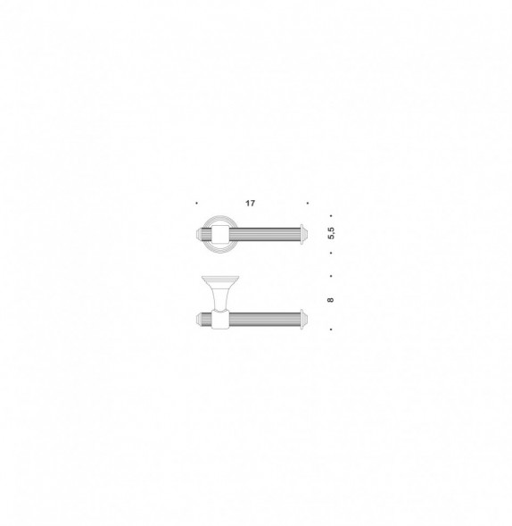  Держатель туалетной бумаги COLOMBO DESIGN HERMITAGE B3308 без крышки