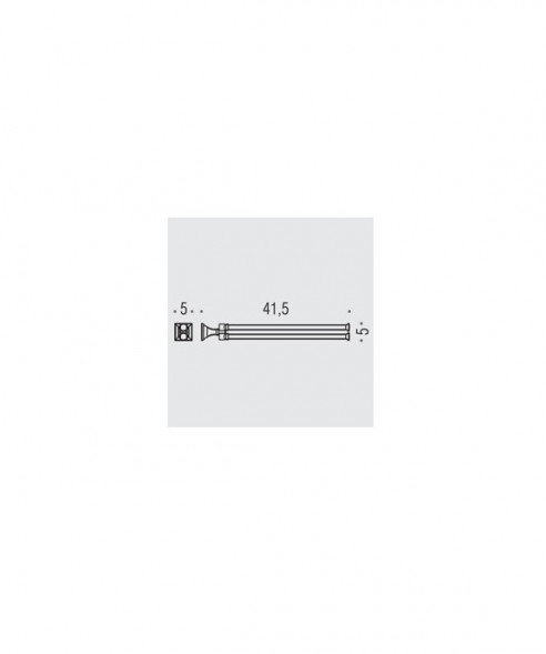 Полотенцедержатель COLOMBO DESIGN PORTOFINO B3212 двойной