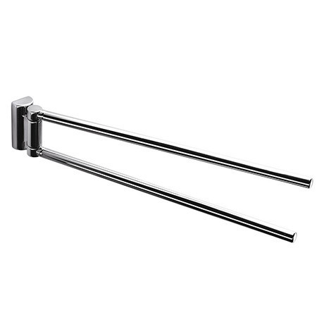 Полотенцедержатель COLOMBO DESIGN LUNA B0112 двойной поворотный