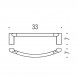 Полотенцедержатель COLOMBO DESIGN LUNA B0131 широкий 33 см