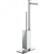Стойка COLOMBO DESIGN UNITS B9107.D напольная с держателем туалетной бумаги и ершиком