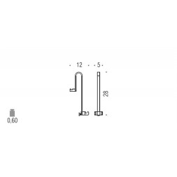 Держатель для скребка COLOMBO DESIGN CAVALLETTI E SEDILI B9638