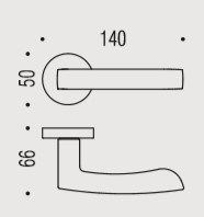 Дверная ручка Colombo VIOLA AR21RSB винтаж