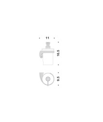 Дозатор COLOMBO DESIGN LINK B9310.DX настенный