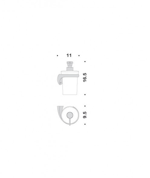 Дозатор COLOMBO DESIGN LINK B9310.DX настенный